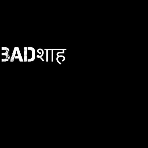 Badshah English Hindi Text PNG Images Download