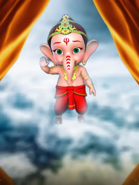 Bal Ganesha CB Picsart Editing Background HD Download