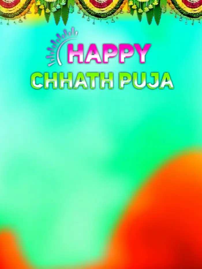 Banner Chhath Puja Photo Editing Background HD