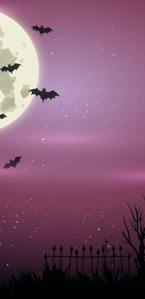 Bat Halloween Wallpaper Background HD