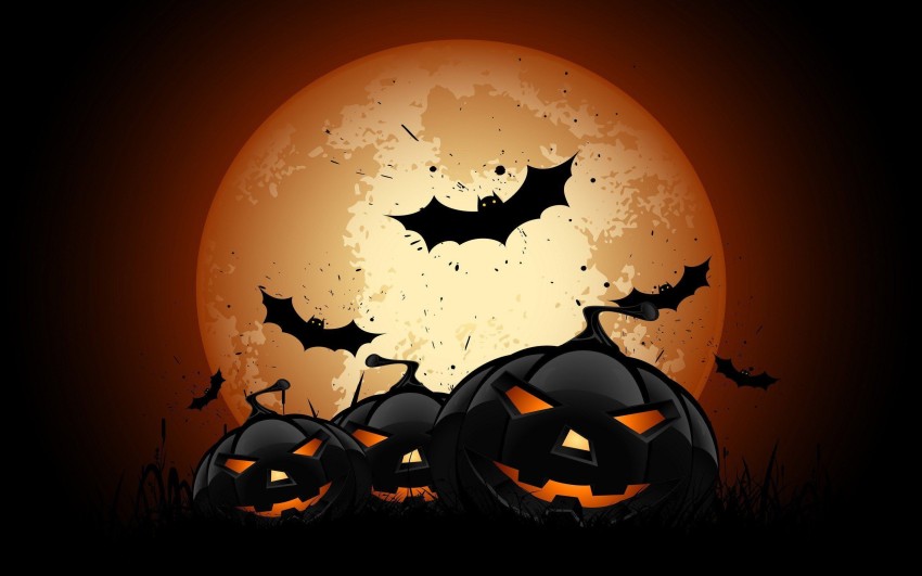 Bat Halloween Wallpaper Background HD