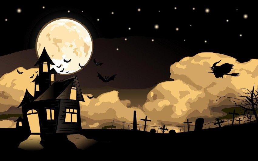 Bat Halloween Wallpaper Background HD