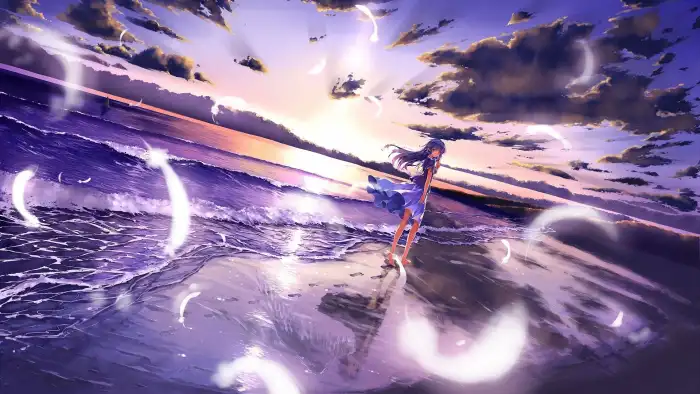 Beach Anime Background Free Download Zoom