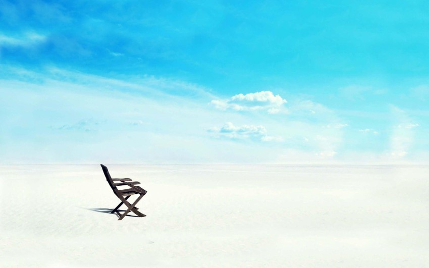 Beach Chair Background Wallpaper Full HD