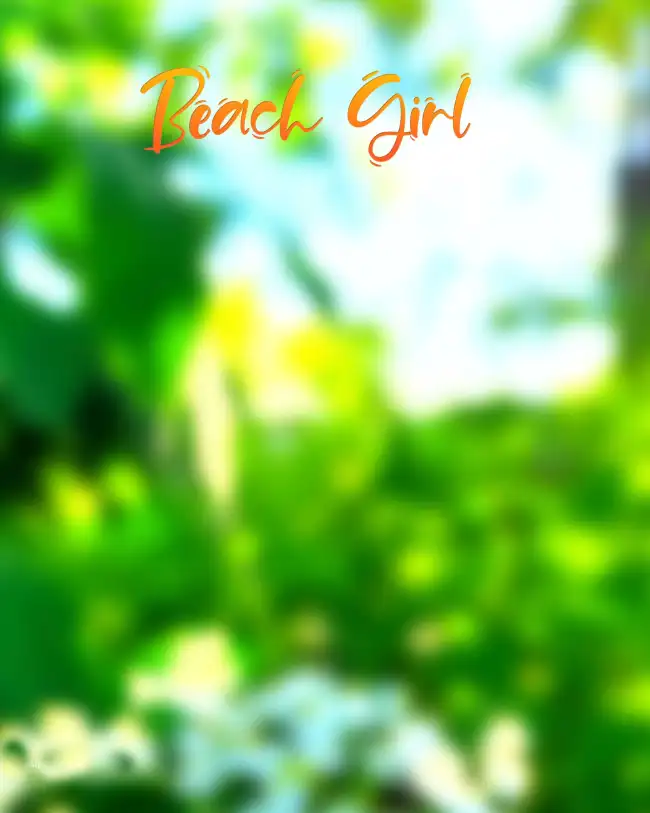 Beach Girl Blur CB Green Nature Background HD Download