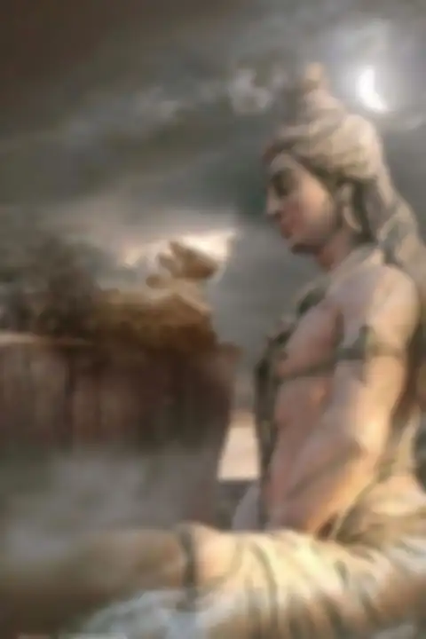 Big Size Mahadev Statue Editing Background Download HD