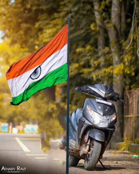 Bike 26 January Republic Day Photo Editing Background