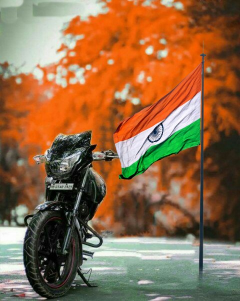 Bike 26 January Republic Day Photo Editing Background