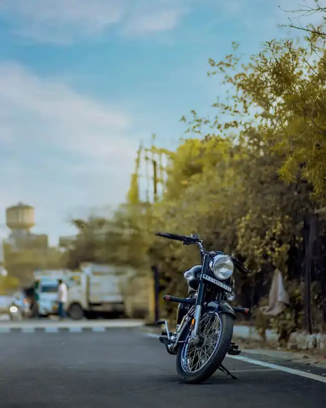 Bike On Road  Editing Background HD Download