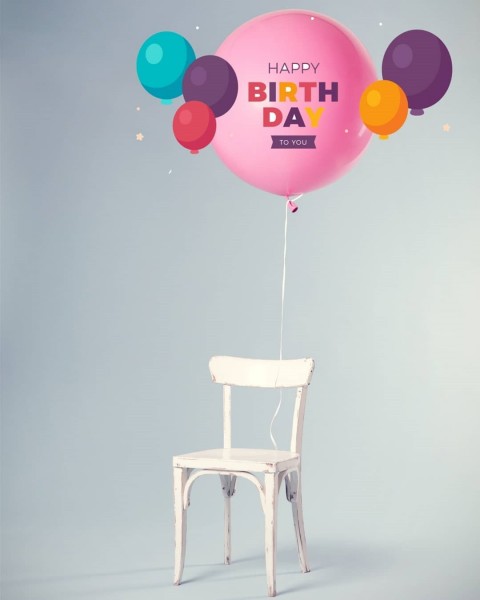 Birthday Chair PicsArt CB Editing HD Background