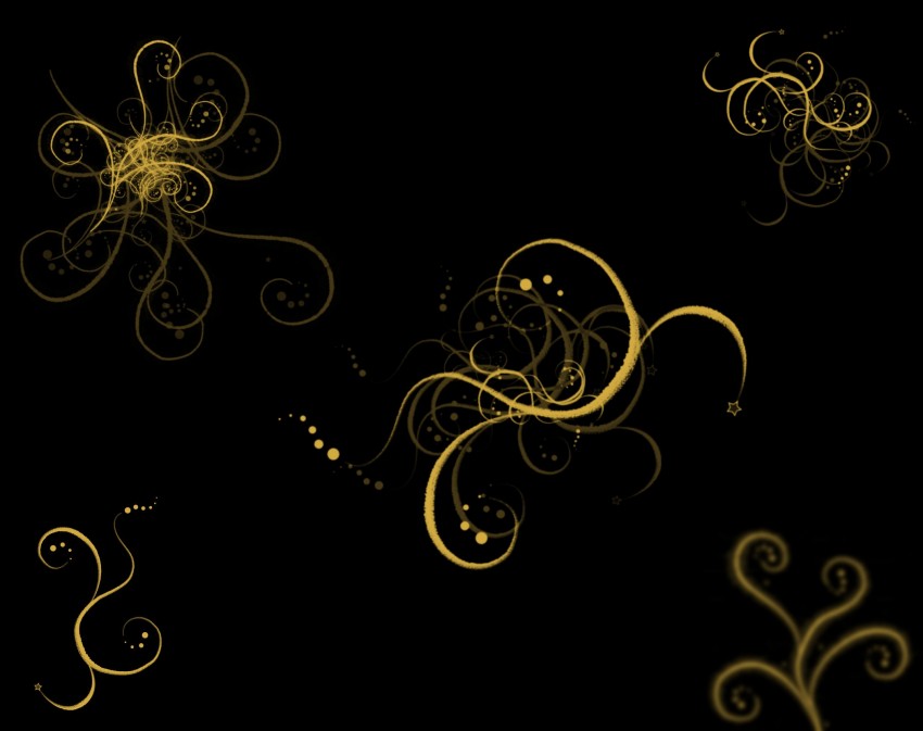 Black And Gold PowerPoint Background Images Download