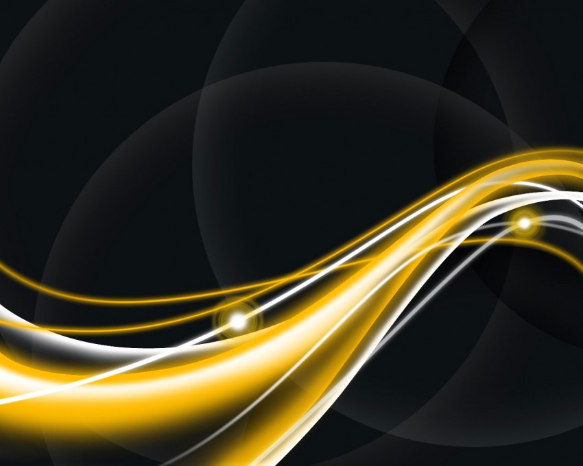 Black And Gold PowerPoint Background Templates