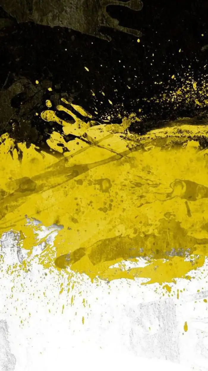 Black And Yellow Paint Background HD Wallpapers