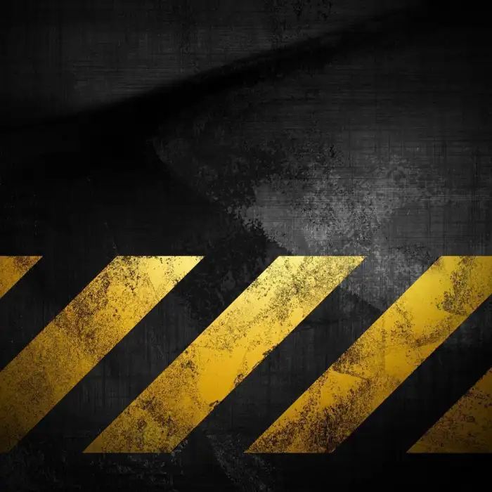 Black And Yellow Road Strip Background HD Wallpapers