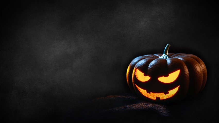 Black Dark Halloween Wallpaper Background