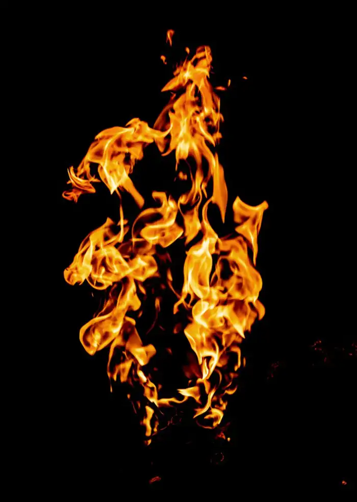 Black Fire Background HD Images Download