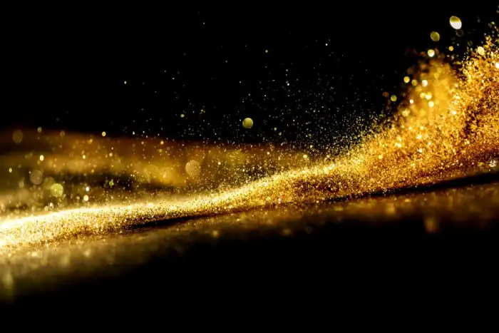 Black Gold Glitter Gold Dust Background Free