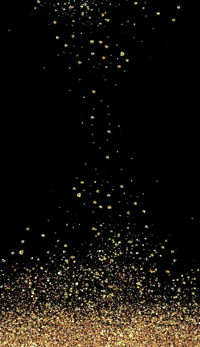 Black Gold Glitter Mobile Phone iPhone Background