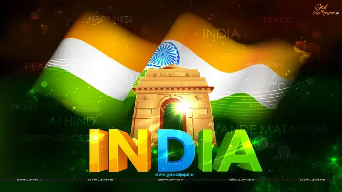 Black India Flag Background HD Images Wallpapers 