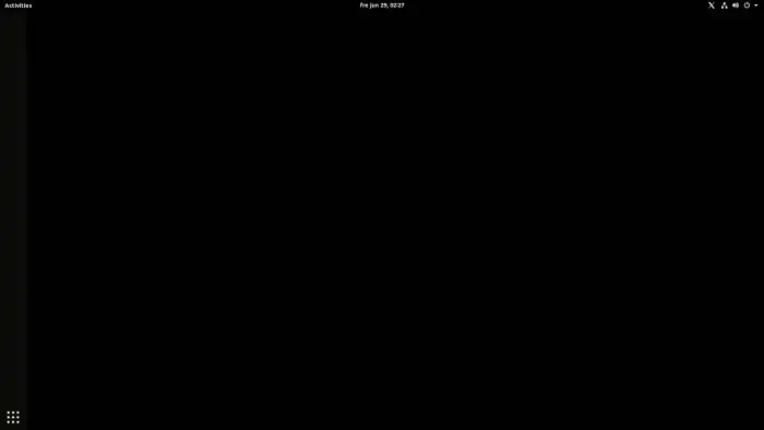 Black Screen With White Text Background For Computer