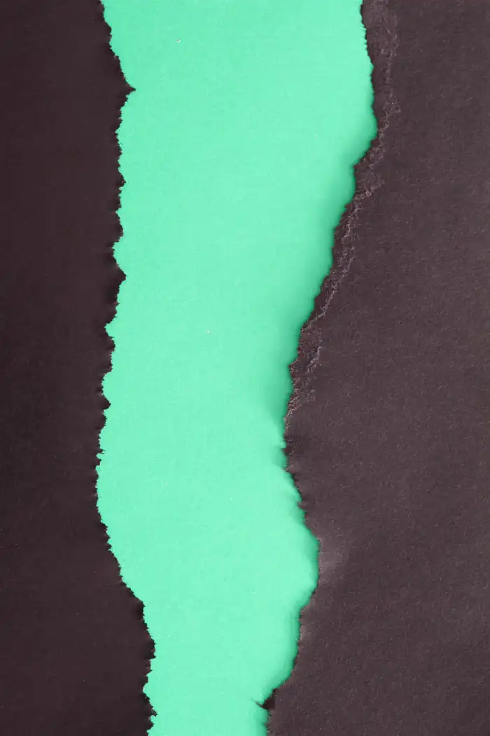 Black Torn Paper On Blue Green Background Background HD Images