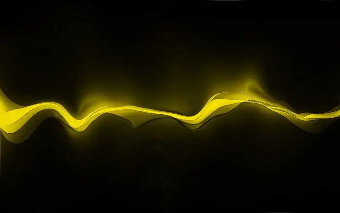 Black Yellow Light Smoke Background HD Wallpapers