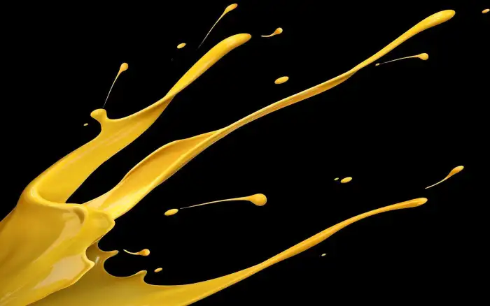 Black Yellow Paints Background HD Wallpapers