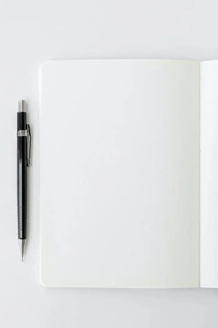 Blank Page Black Silver Pen Background HD Images