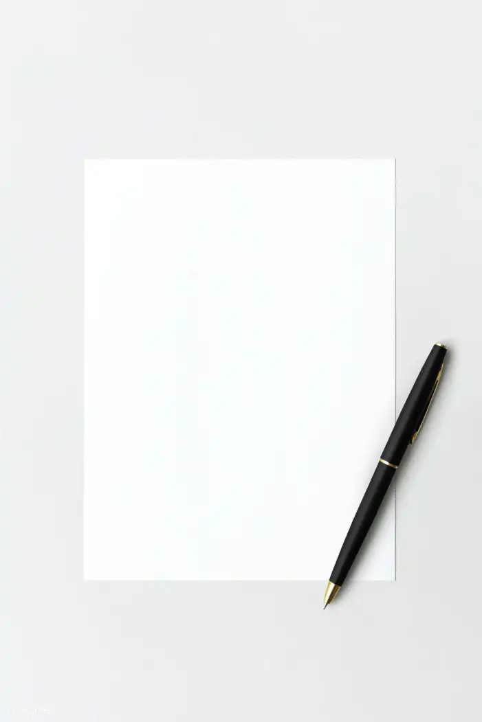 Blank Page Paper With Pen Background HD Images