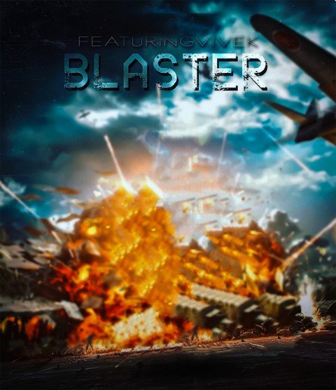 Blaster Fire Explosion Poster CB Background Download