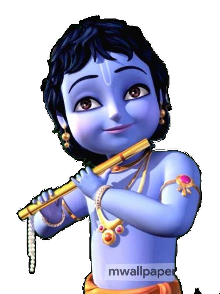 Blue Baby Lord Krishna PNG Images HD Free Download