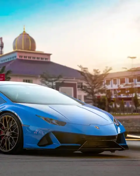 Blue Car Picsart Editing Background Full HD Download