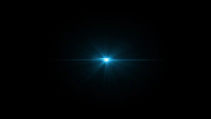 Blue Colorful Lens Flare PNG