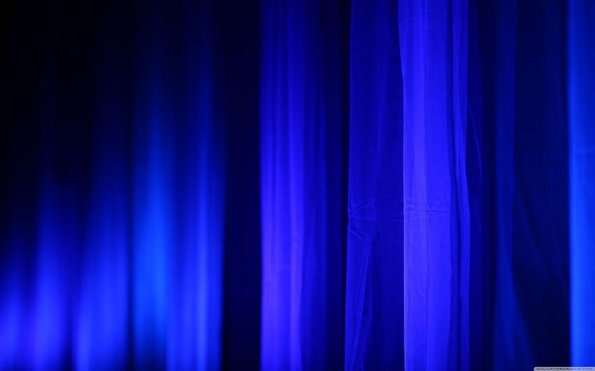 Blue  Curtain HD Background Wallpaper