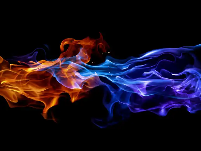 Blue Fire Background HD Images Download