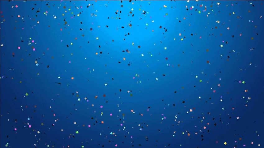 Blue Full Hd Happy Birthday Background