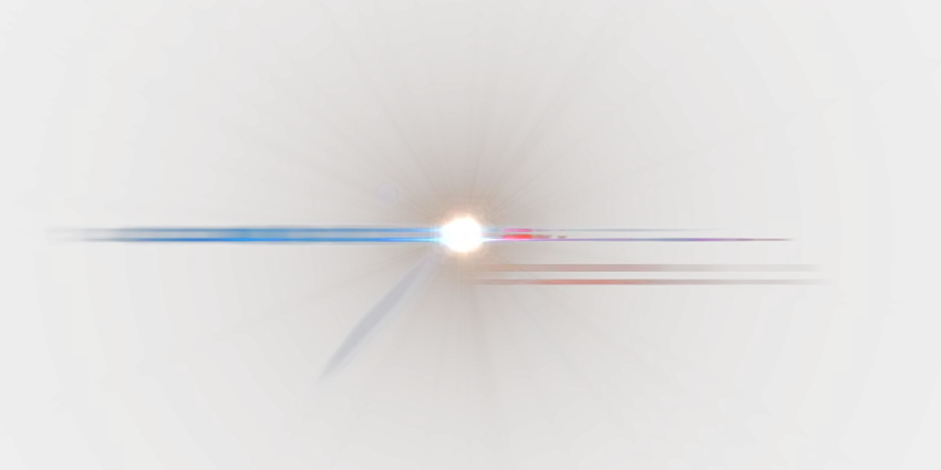 Blue Long Lens Flare PNG HD Background