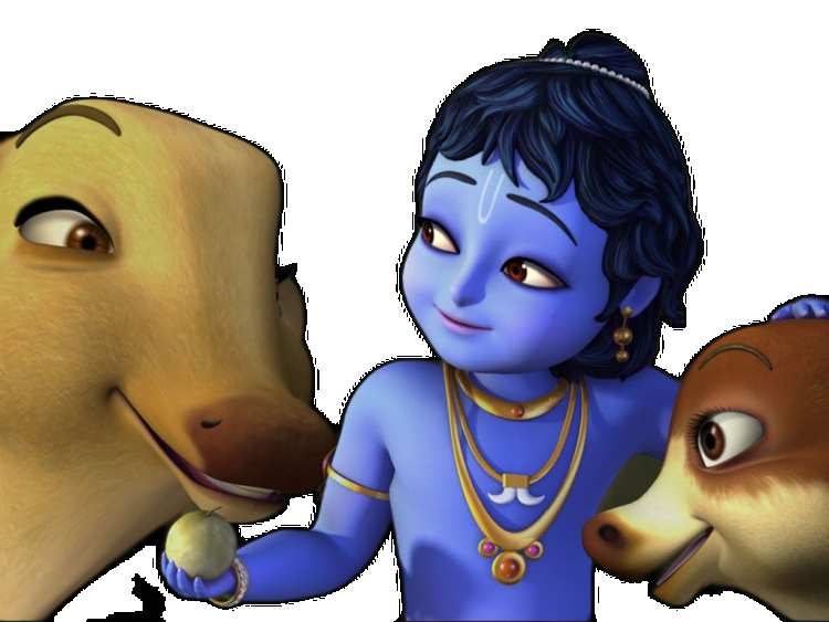 Blue Lord Krishna With Cow PNG Images HD Free Download