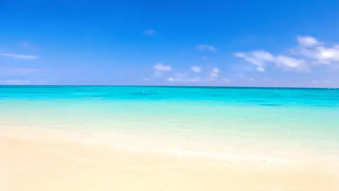 Blue Sky Beach Background Free Wallpaper Download