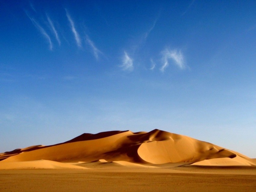 Blue Sky Sahara Desert Background HD Download