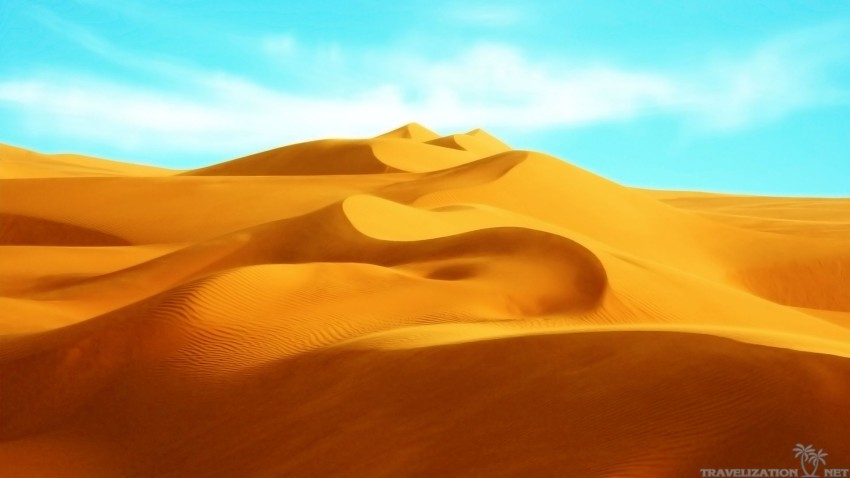 Blue Sky Sahara Desert Background HD Download