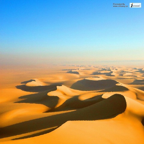 Blue Sky Sahara Desert Background HD Download