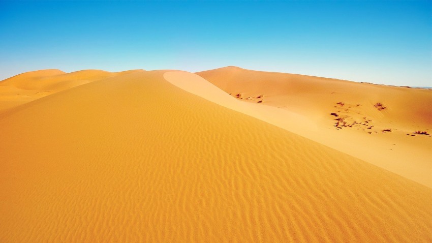 Blue Sky Sahara Desert Background HD Download