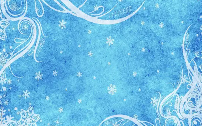 Blue Snow HD Background Download