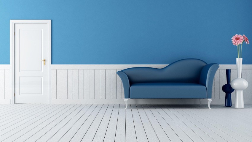 Blue Sofa HD Background Wallpaper Download