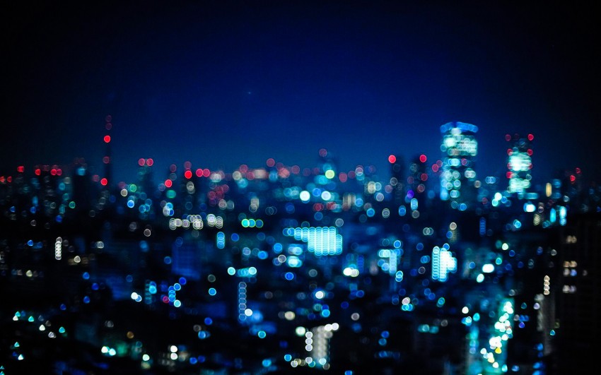 Blur Building Night Light CB Picsart Background  Full HD