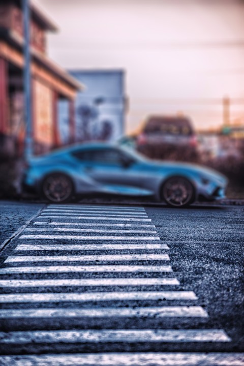 Blur Car On Road Photoshop HD Background For CB Editing