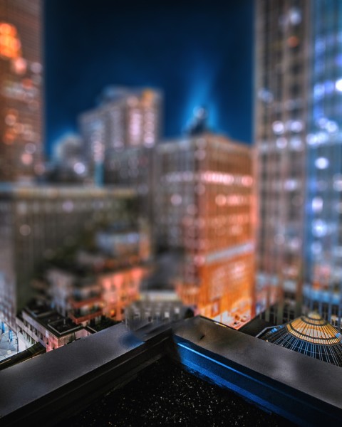 Blur City Top View Photoshop HD Background For CB PicsArt Photo Editing