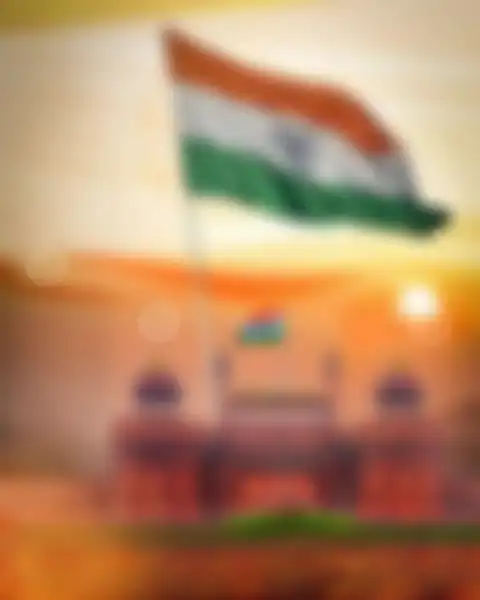 Blur Flag 15 August Photo Editing Background HD  Download