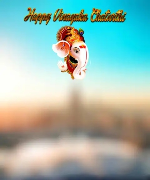 Blur Ganesh Chaturthi Ganpati Editing Background HD